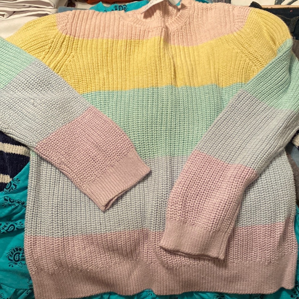 Multicolored kids sweater